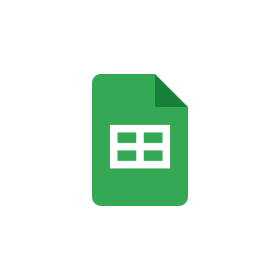 Googleスプレッドシートのロゴ